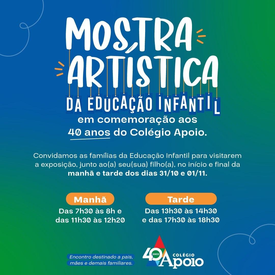 Mostra Artística da Educação Infantil